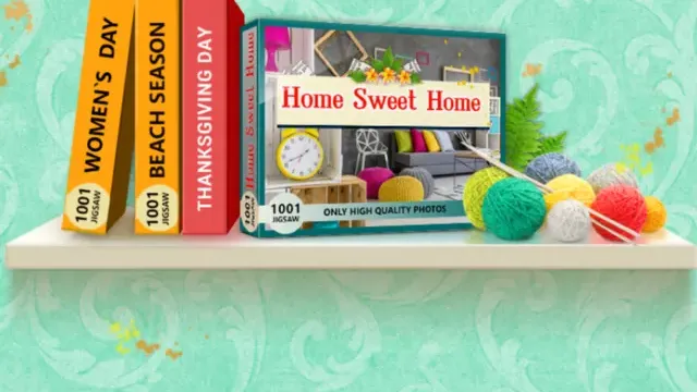 1001 Jigsaw. Home Sweet Home cover