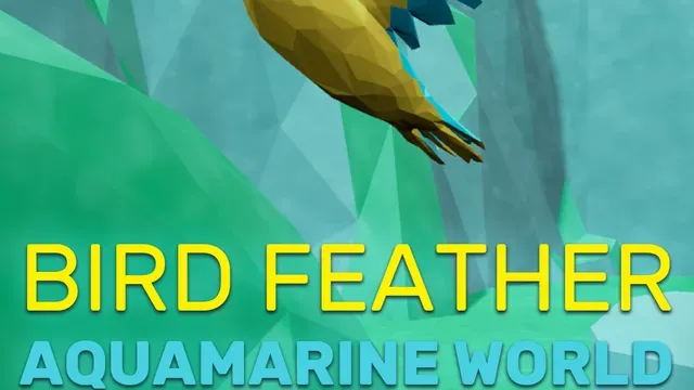 Bird Feather: Aquamarine World cover