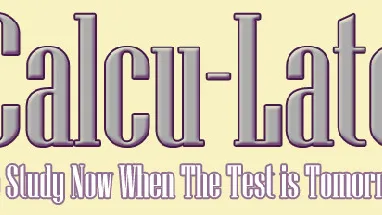 Calcu-Late cover