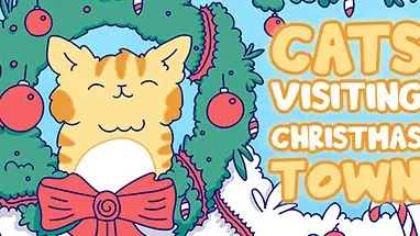 Cats Visiting Christmas Town cover