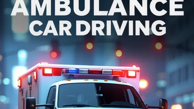 City Ambulance Car Driving cover