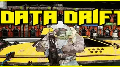 Data Drift: Cyberpunk Shooter Top Down indie action cover