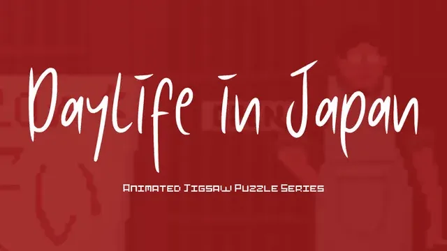 Daylife in Japan - Pixel Art Jigsaw Puzzle cover