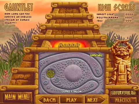 Zuma Deluxe screenshot