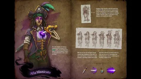 Shadow Gambit: The Cursed Crew - Artbook & Strategy Guide screenshot