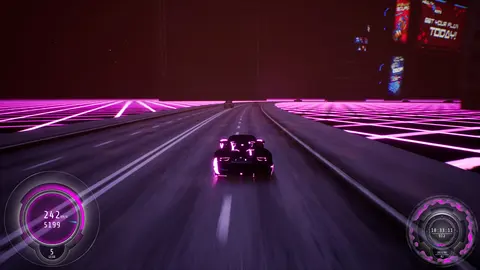 Synthwave Burnout screenshot