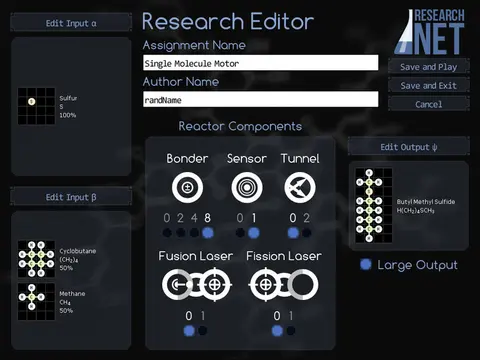 Spacechem screenshot