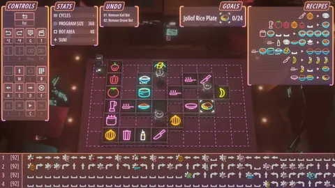 Neon Noodles - Cyberpunk Kitchen Automation screenshot