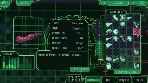 Space Warlord Organ Trading Simulator screenshot