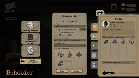 Beholder screenshot