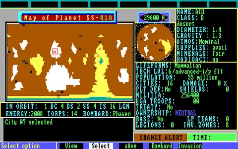 STAR FLEET II - Krellan Commander Version 2.0 screenshot
