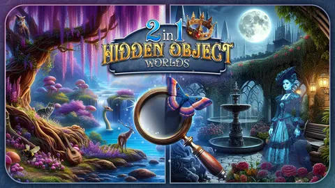 2 in 1 Hidden Object Worlds screenshot