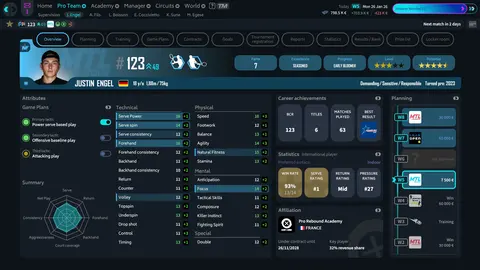 Tennis Manager 26 screenshot