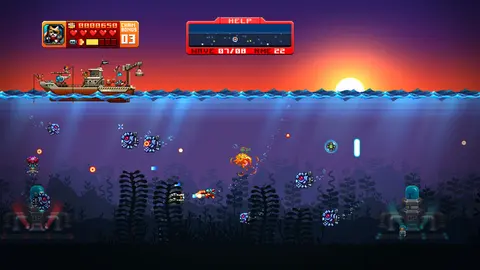 Aqua Kitty: Milk Mine Defender screenshot