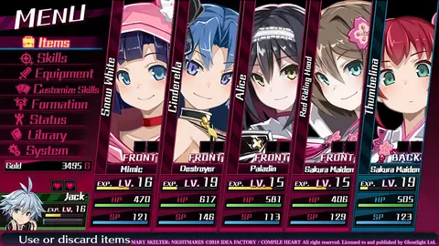 Mary Skelter: Nightmares screenshot