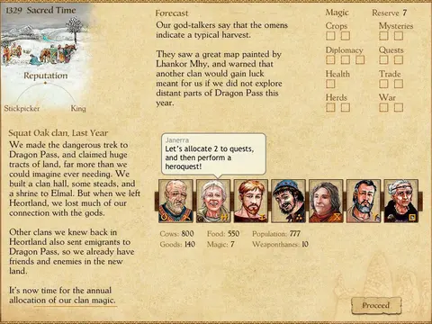 King of Dragon Pass screenshot