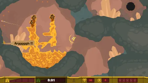 PixelJunk Shooter screenshot