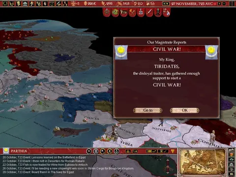 Europa Universalis: Rome Gold screenshot