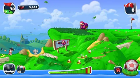 Worms Crazy Golf screenshot