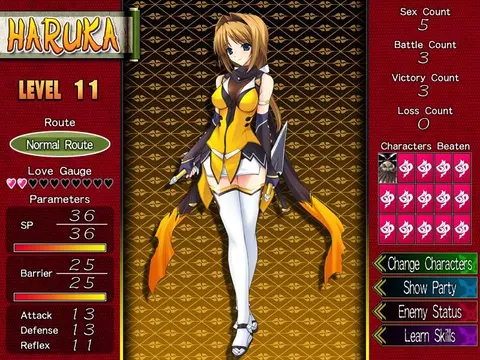 Beat Blades Haruka screenshot