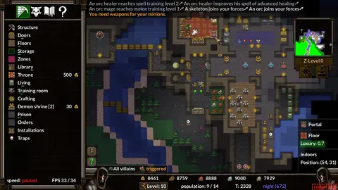 KeeperRL screenshot