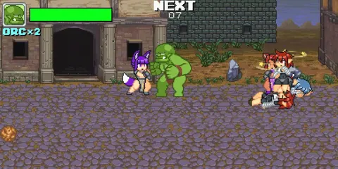 Monster Girl Conquest Records Battle Orc screenshot