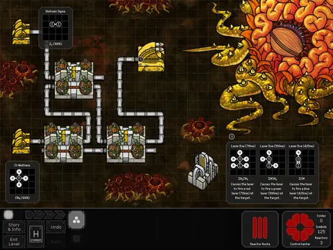 Spacechem screenshot
