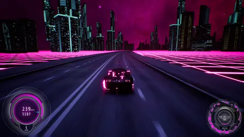 Synthwave Burnout screenshot