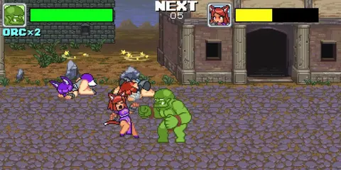 Monster Girl Conquest Records Battle Orc screenshot