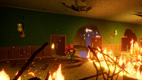Firegirl: Hack 'n Splash Rescue DX screenshot