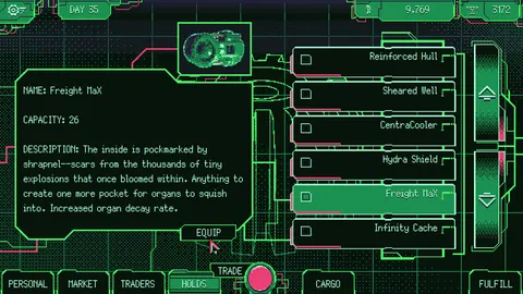 Space Warlord Organ Trading Simulator screenshot