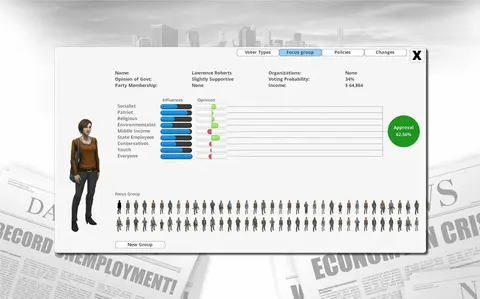Democracy 3 screenshot