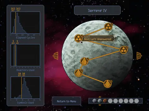 Spacechem screenshot
