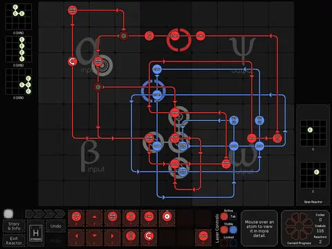 Spacechem screenshot