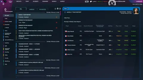 Tennis Manager 2024 screenshot