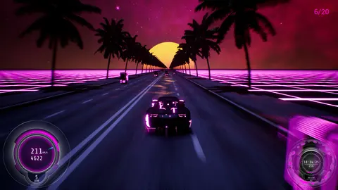 Synthwave Burnout screenshot