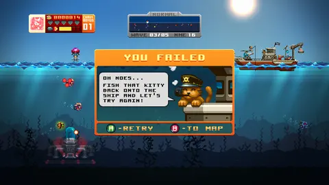 Aqua Kitty: Milk Mine Defender screenshot