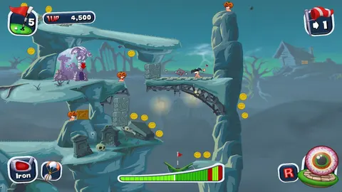 Worms Crazy Golf screenshot