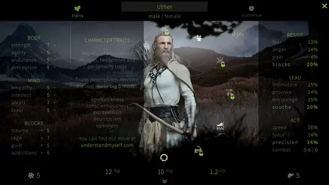 Sacred Fire: A Role Playing Game screenshot