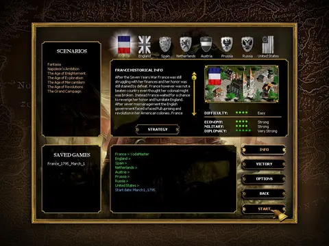 For The Glory: A Europa Universalis Game screenshot