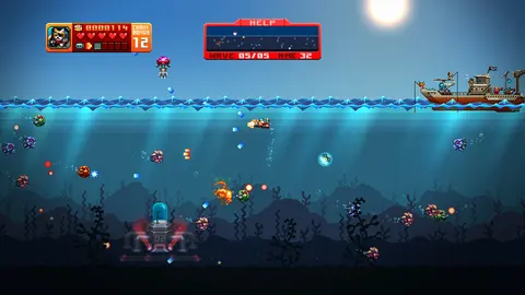 Aqua Kitty: Milk Mine Defender screenshot