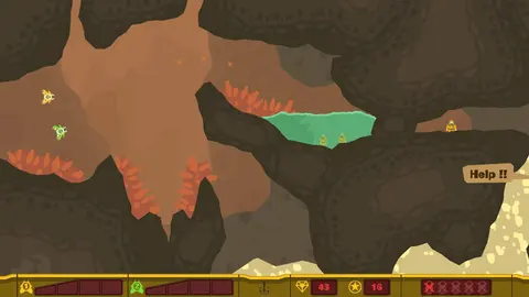 PixelJunk Shooter screenshot