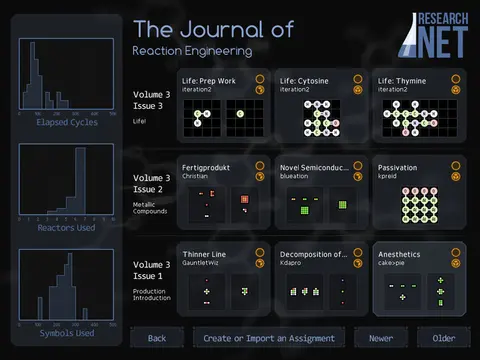 Spacechem screenshot