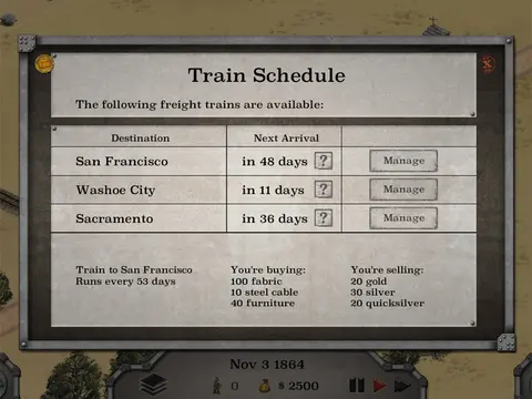 1849: Gold Edition screenshot