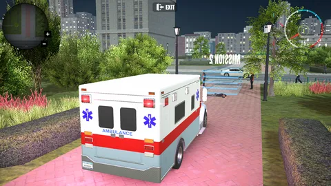 City Ambulance Car Driving screenshot