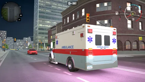 City Ambulance Car Driving screenshot