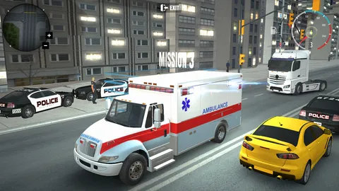 City Ambulance Car Driving screenshot