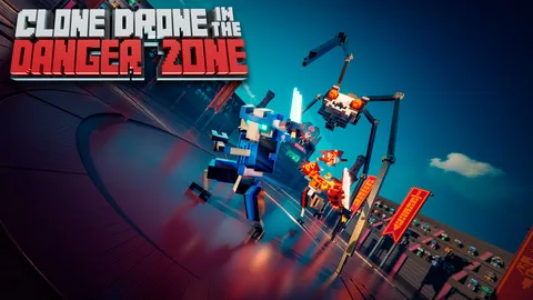 Clone Drone in the Danger Zone screenshot