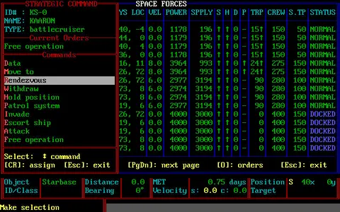 STAR FLEET II - Krellan Commander Version 2.0 screenshot