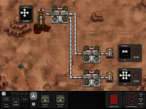 Spacechem screenshot
